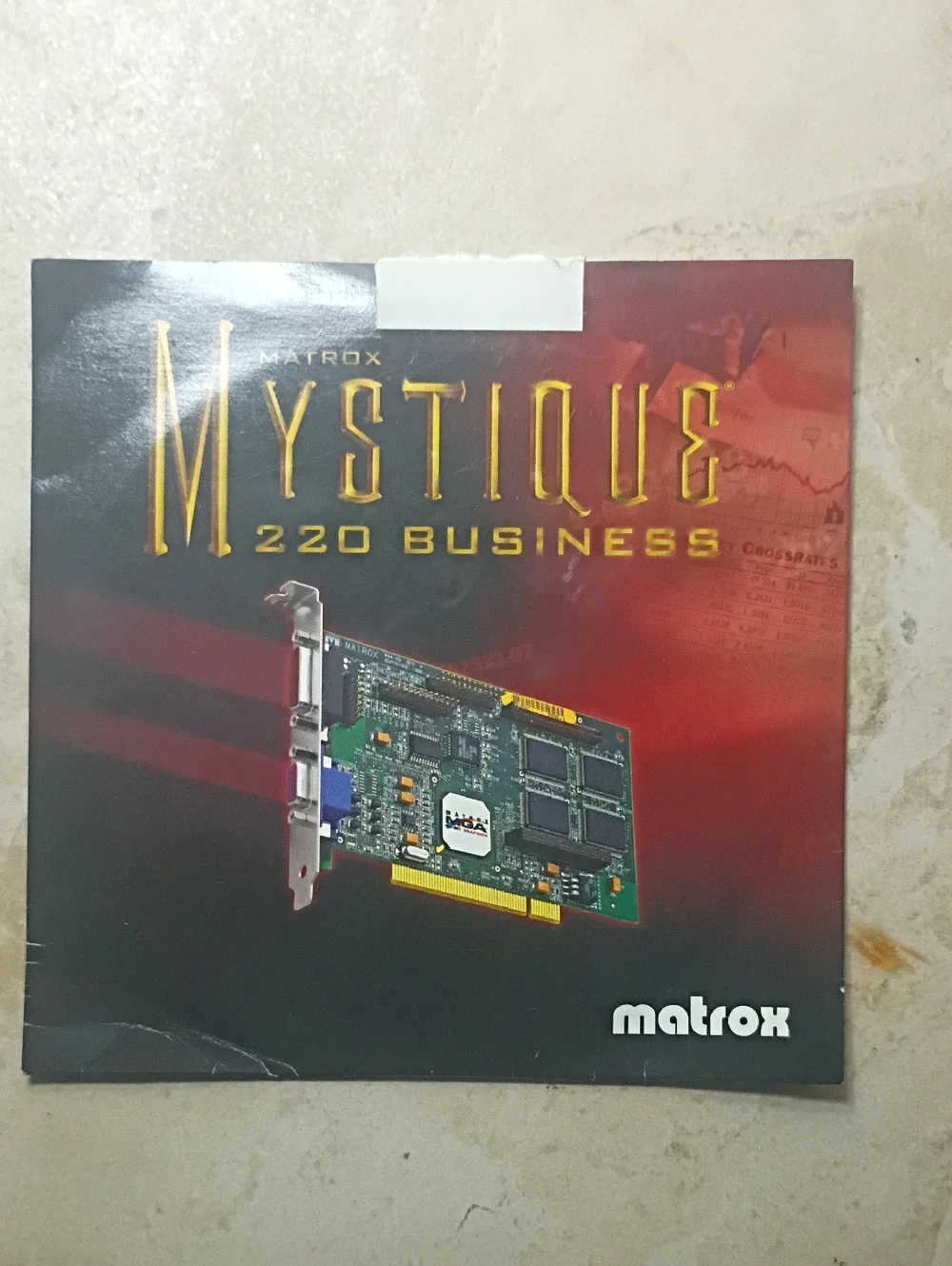 Matrox Mystique 220 Business Graphics Card - Red Packaging